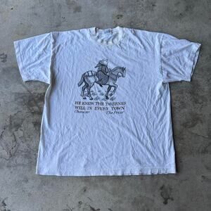 Vintage 1980s art tee shirt